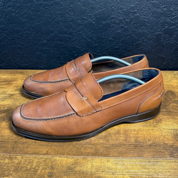 Cole Haan Grand OS C27582 Tan Leather Penny Loafers Mens 10.5 M main image 4